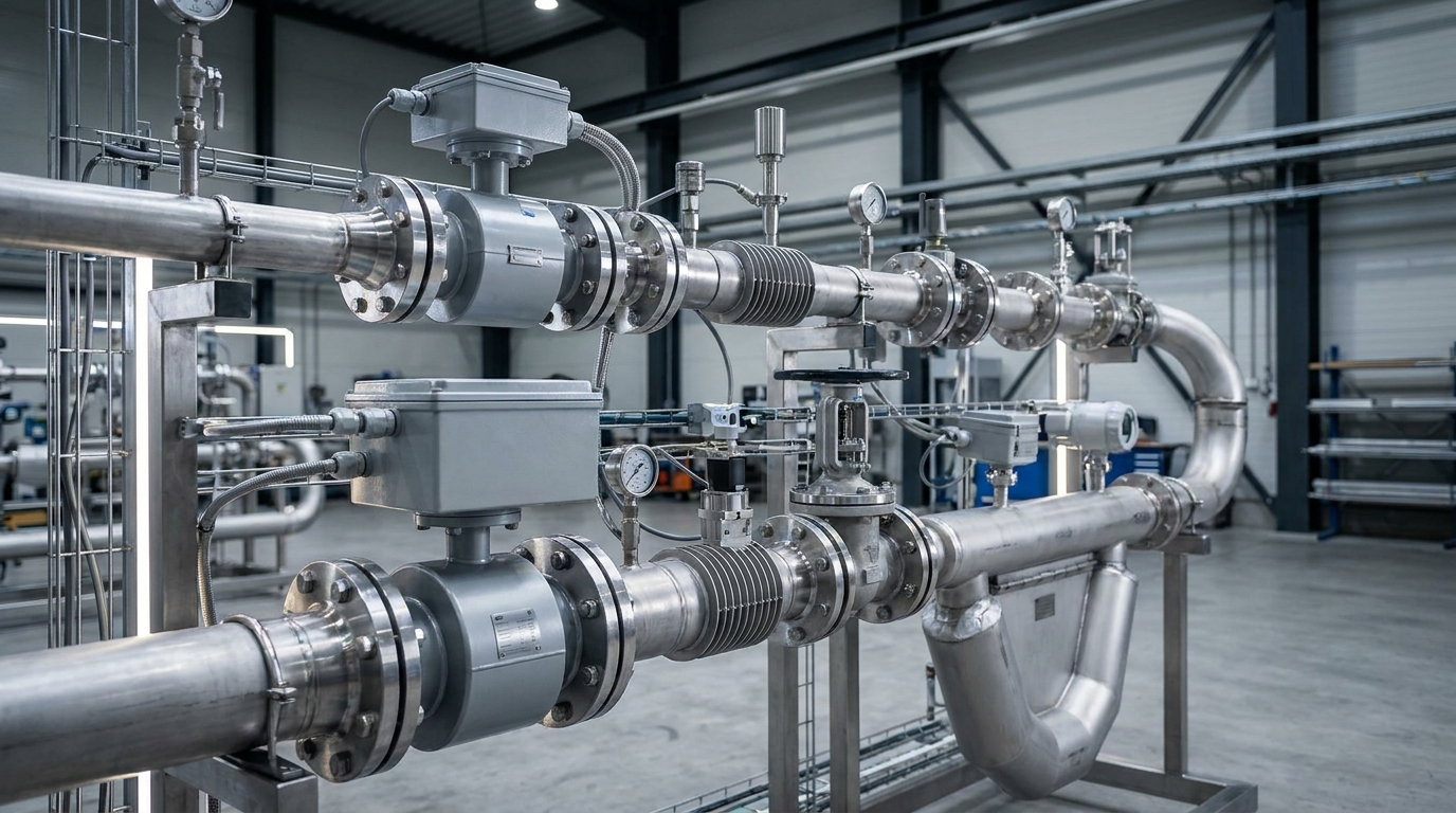 Industrial flow measurement instrumentation
